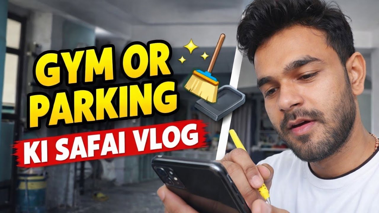 Aaj Mai Karuga GYM or Parking ki safai #gym #gym #motivation #vlog #gymlife #parking 
