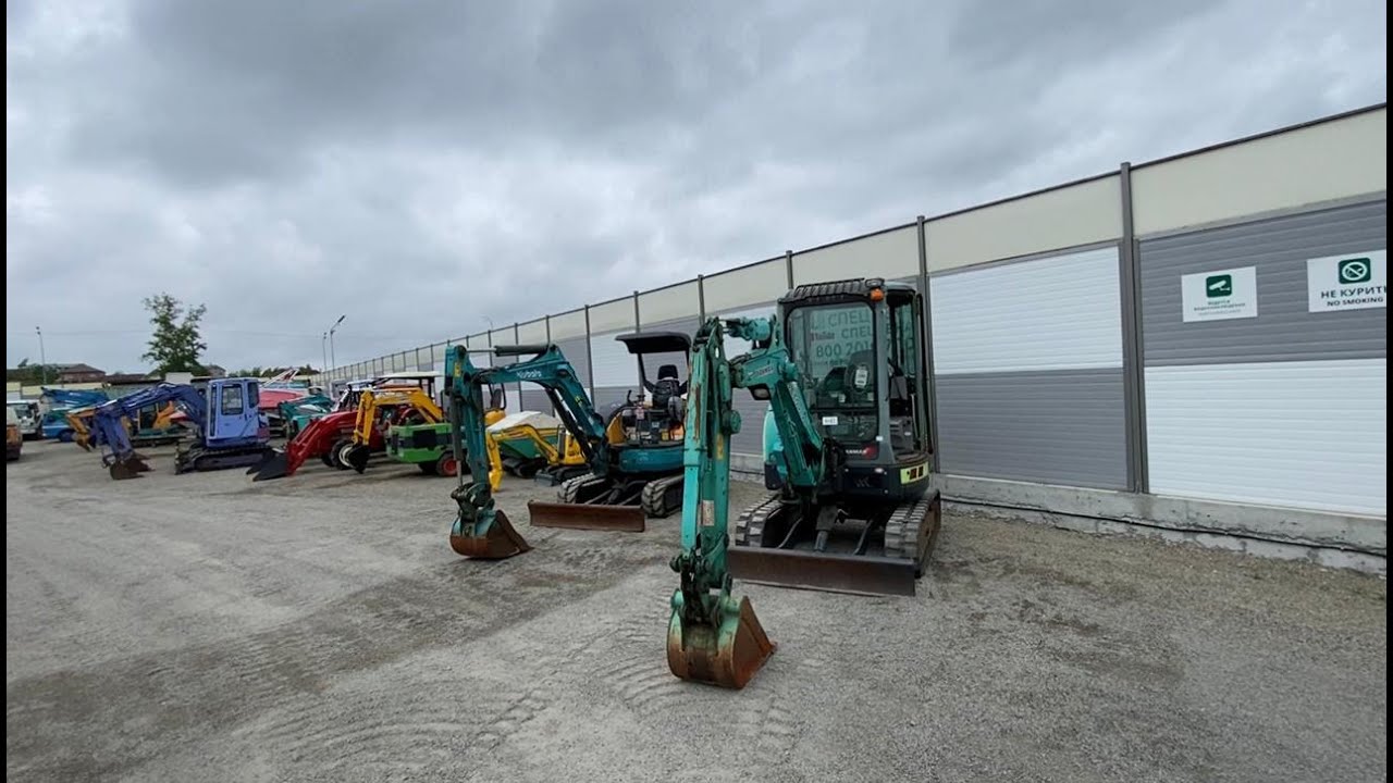YANMAR VIO 27-5B и KUBOTA U30-5 Свежий приход экскаваторов из Японии!