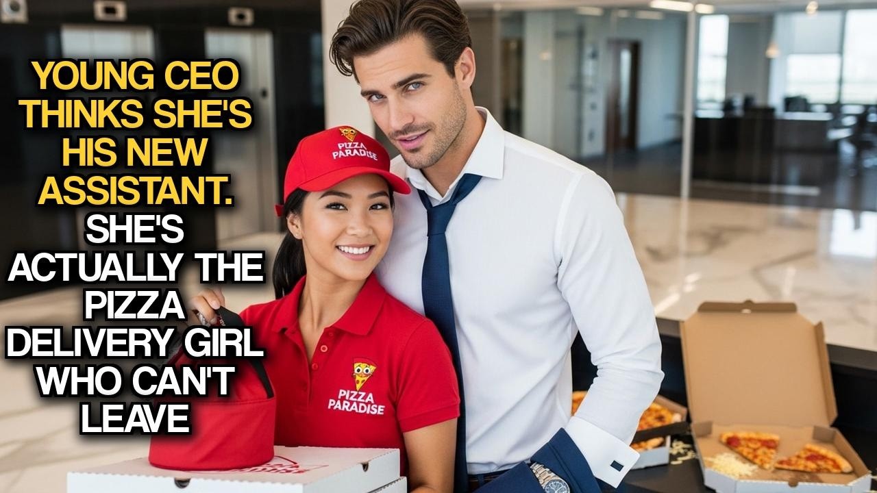 Young CEO Thinks She's His New Assistant. She's Actually the Pizza Delivery Girl Who Can't Leave