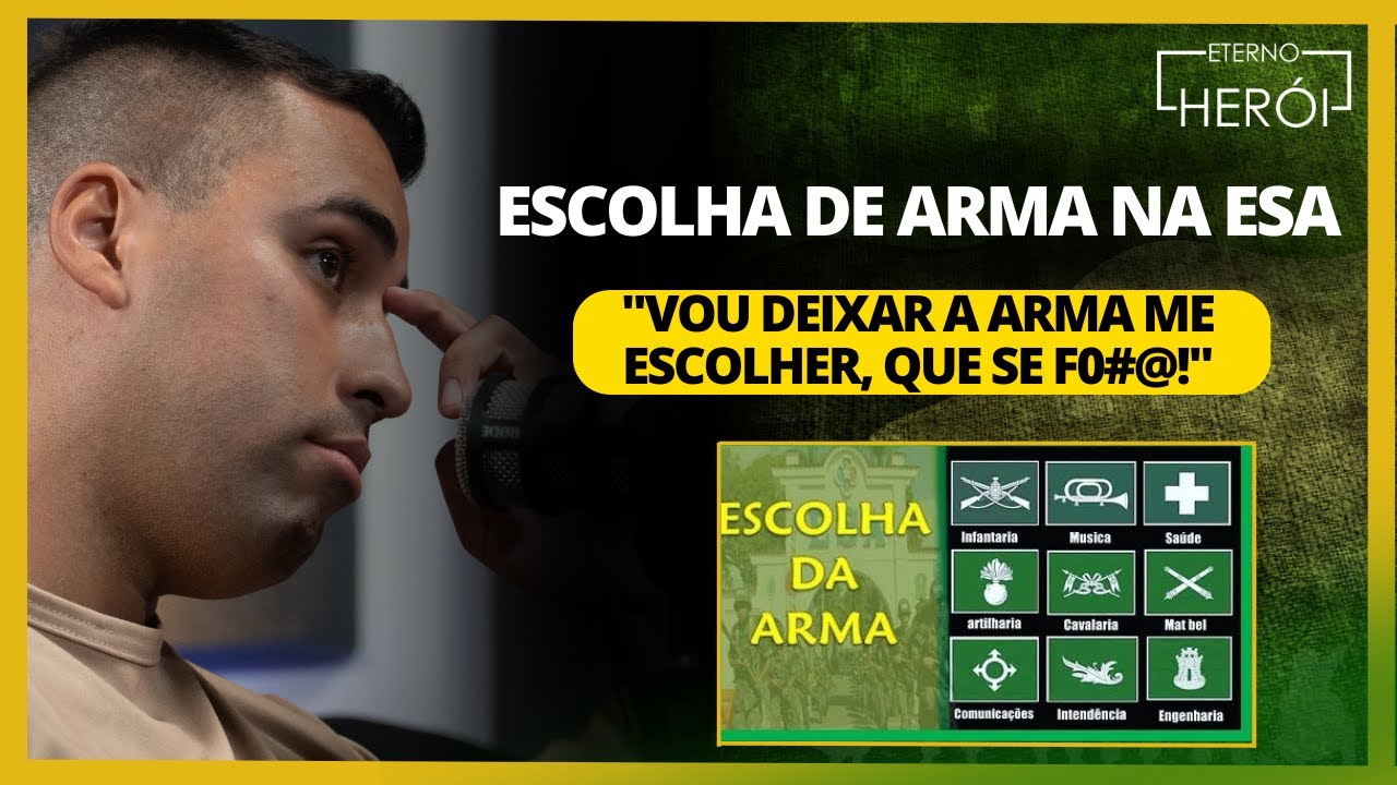Escolha da arma na ESA - 