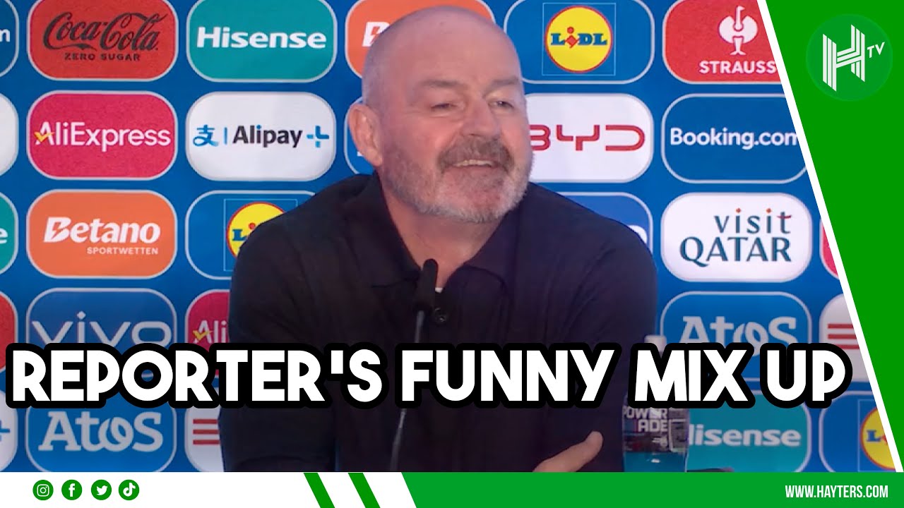 I'M STEVE CLARKE! Scotland boss enjoys FUNNY mix up with reporter