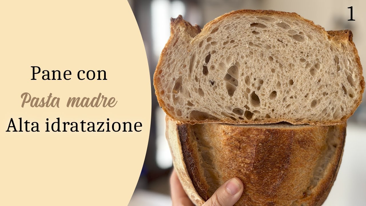 PANE CON PASTA MADRE SOLIDA - alta idratazione ma impasto gestibilissimo!!!