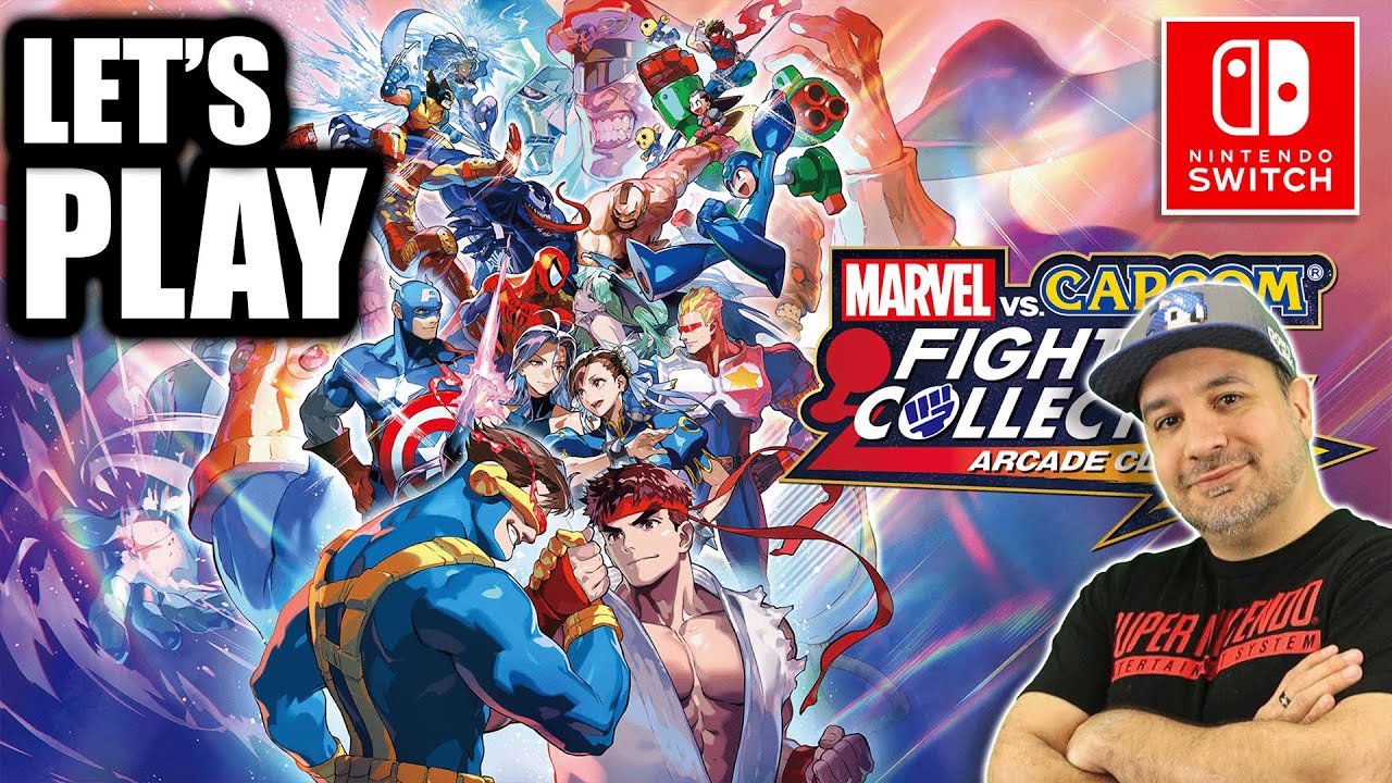 Let's Play MARVEL VS CAPCOM Fighting Collection Arcade Classics on Nintendo Switch LIVE Gameplay