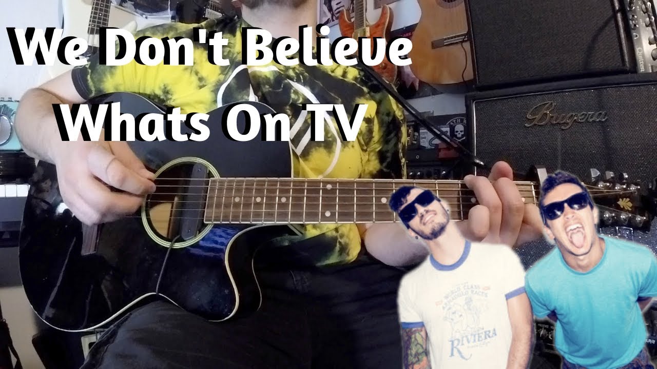 We Don't Believe Whats On TV Guitar Lesson (TØP Thursday)