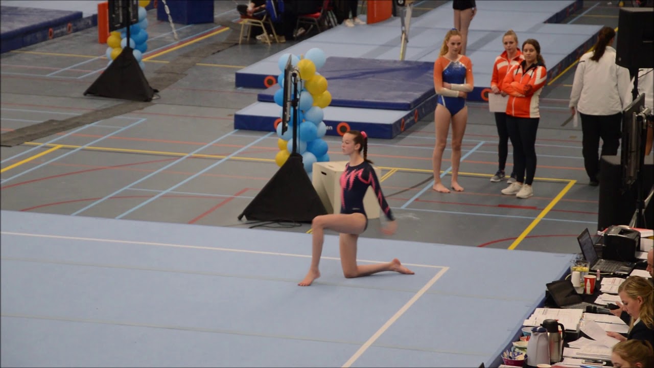 Turnen | Noa Kramer | Halve finale NK | Divisie 3 Junior | Varsseveld 12-05-2019