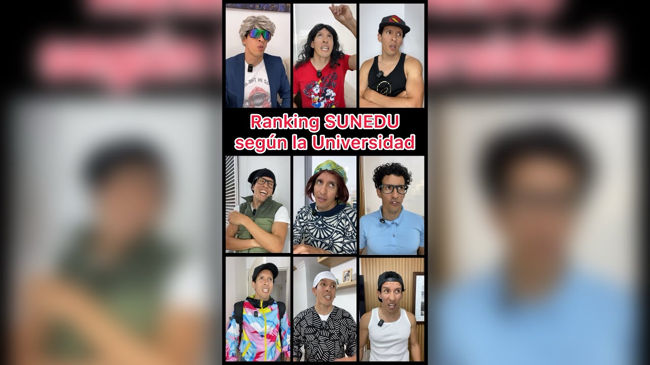 RANKING SUNEDU SEGÚN LA UNIVERSIDAD 😂📚