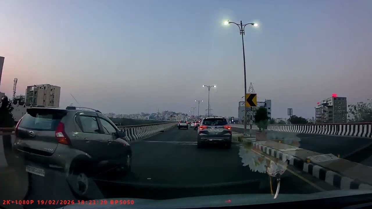 Smooth Drive on PVNR Expressway | Airport Route Hyderabad 🌄