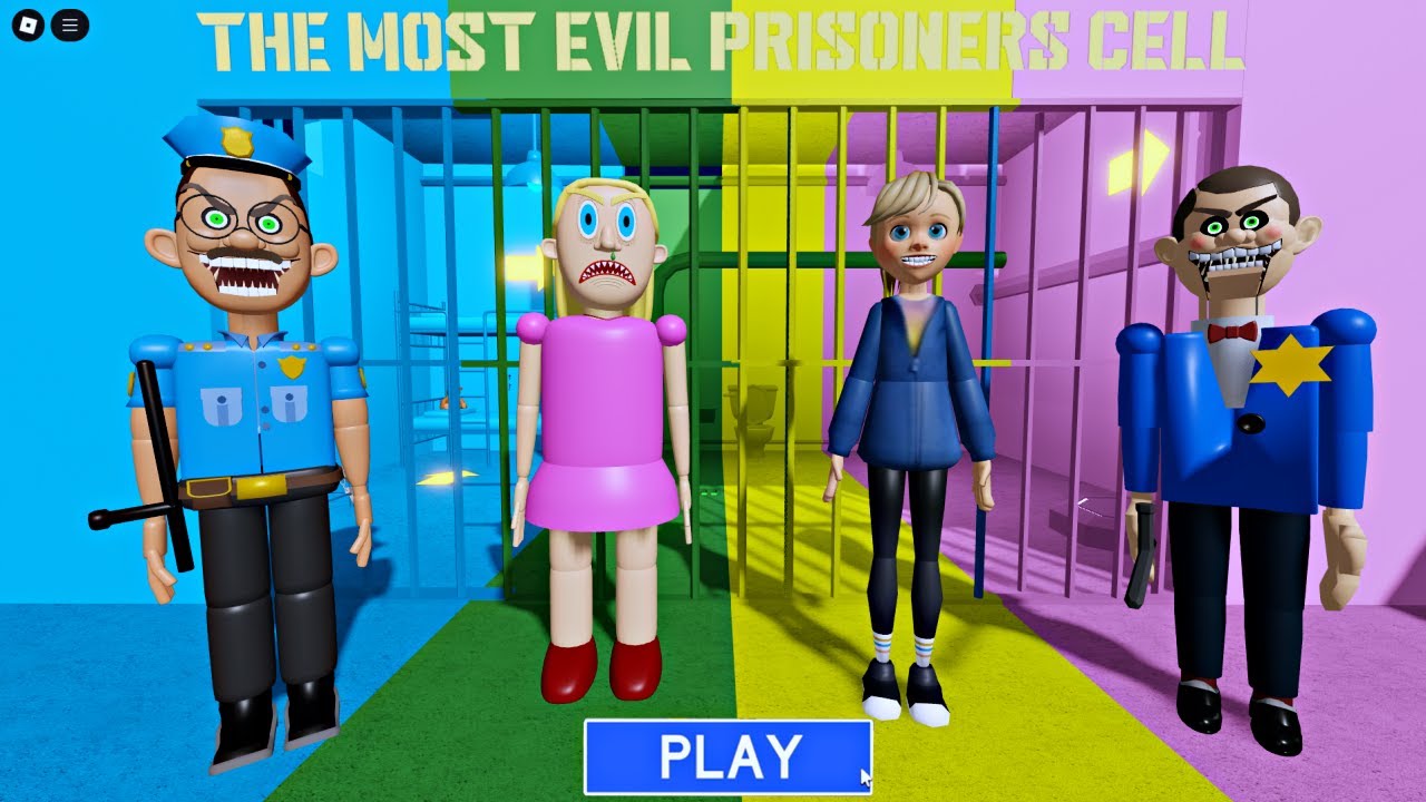 EVIL MOM VS RILEY FROM INSIDE OUT 2 VS MR FUNNY POLICE VS POLICE COP? OBBY Full Gameplay #roblox