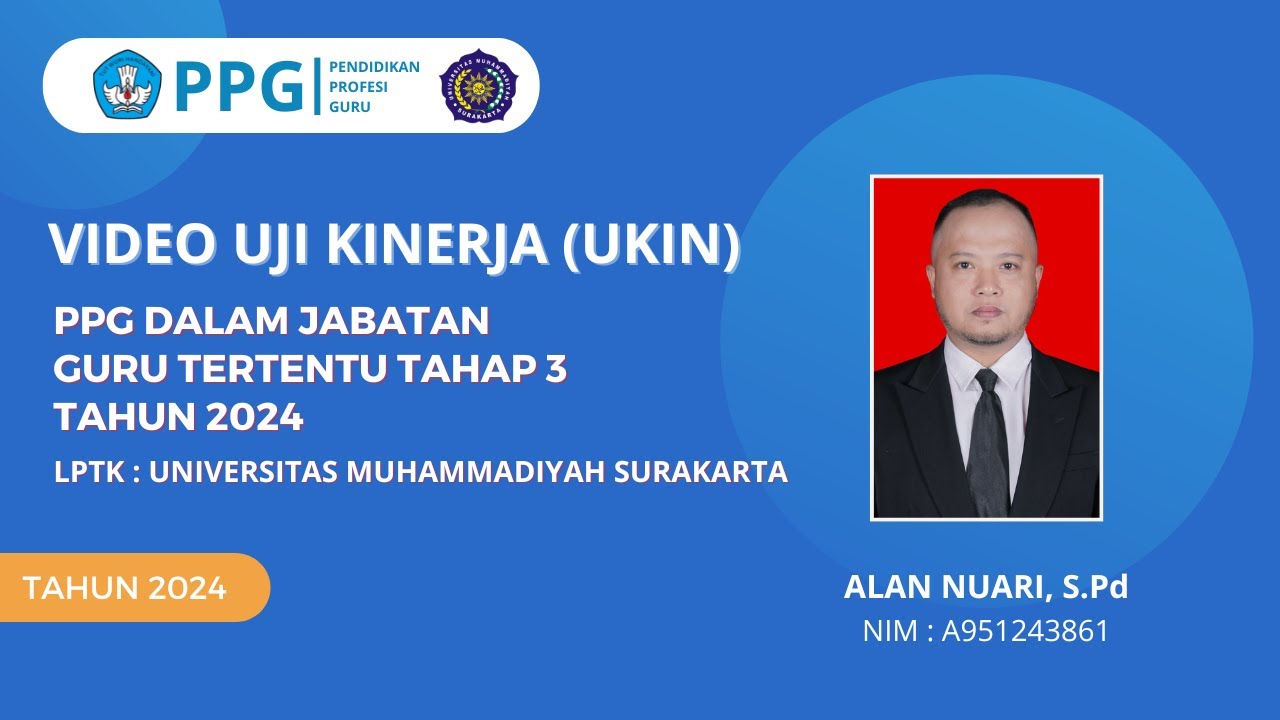 VIDEO UJI KINERJA (UKIN) | PPG DALJAB GURU KELAS SD | IPAS KELAS 5