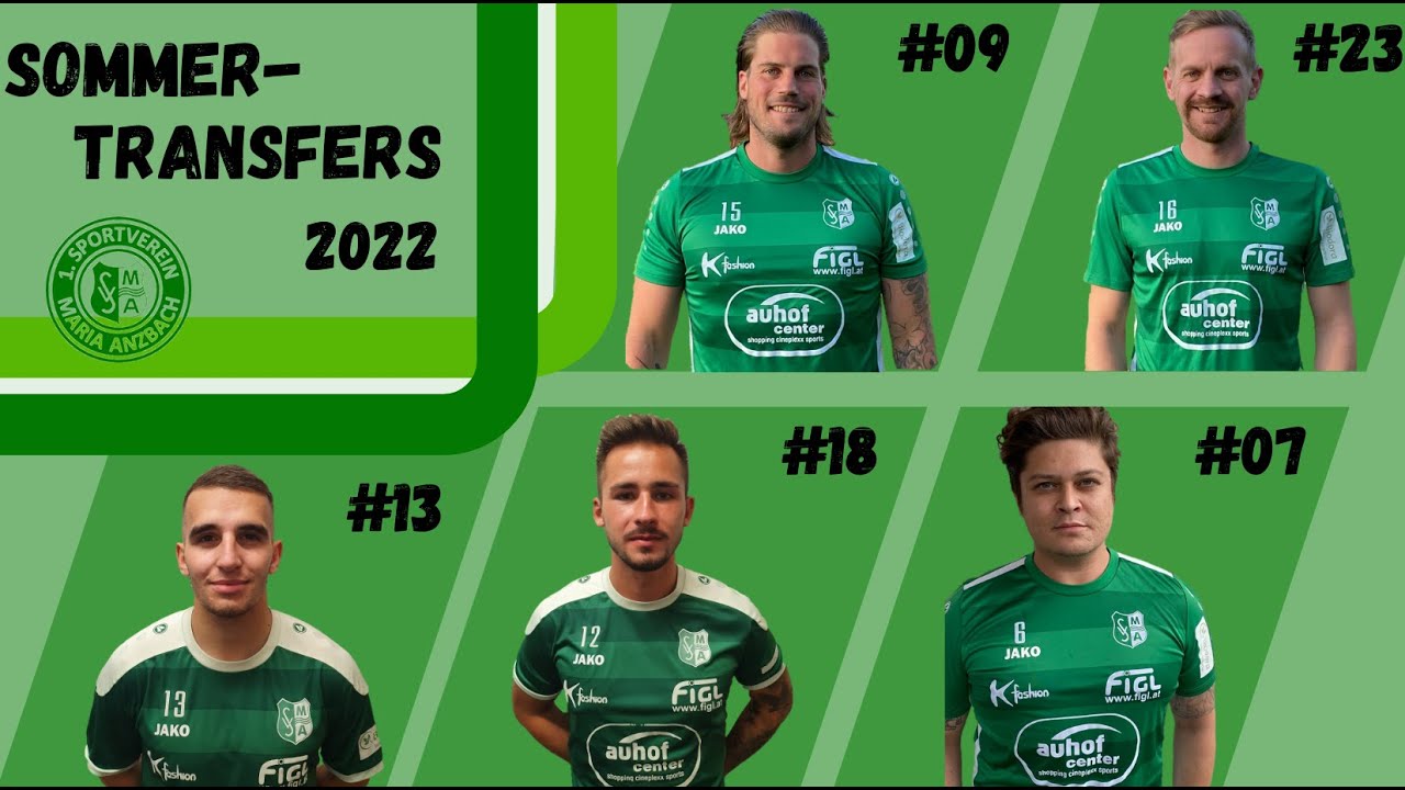 Sommertransfers 2022 - 1. SV Maria Anzbach - SVMA TV -