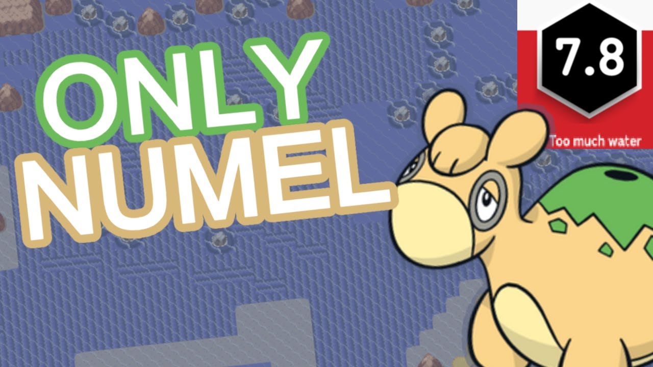 Can you beat Pokemon Sapphire with only a NUMEL? - NO ITEMS CHALLENGE