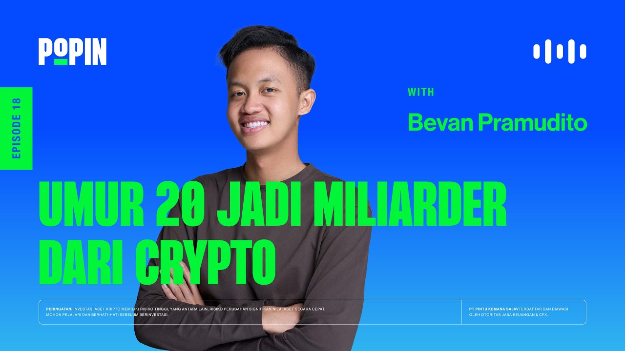 Pernah Jualan Keripik & Jadi Freelancer, Bevan Pramudito Jackpot Rp2M dari Crypto
