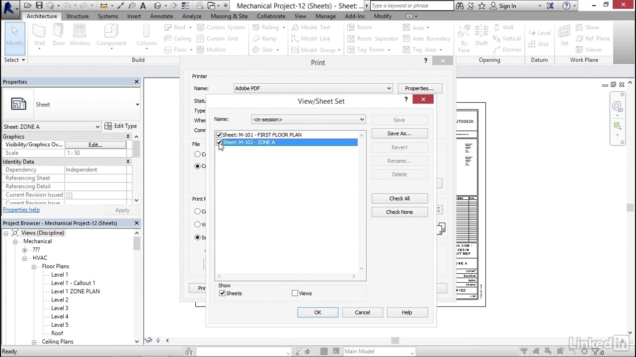 Revit tutorials Workflow | 07 05 Printing sheets