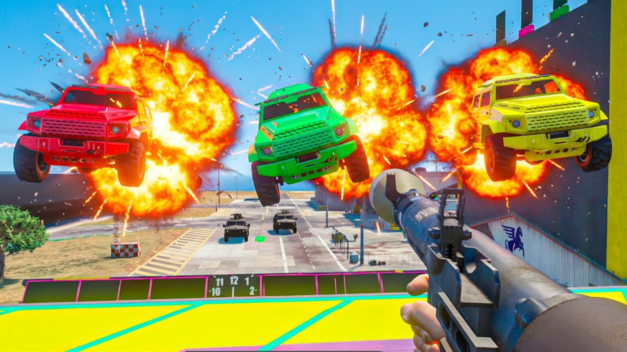 MI MEJOR PARTIDA en RPG vs COCHES BLINDADOS!! NO FALLO NINGÚN TIRO! - GTA 5 ONLINE