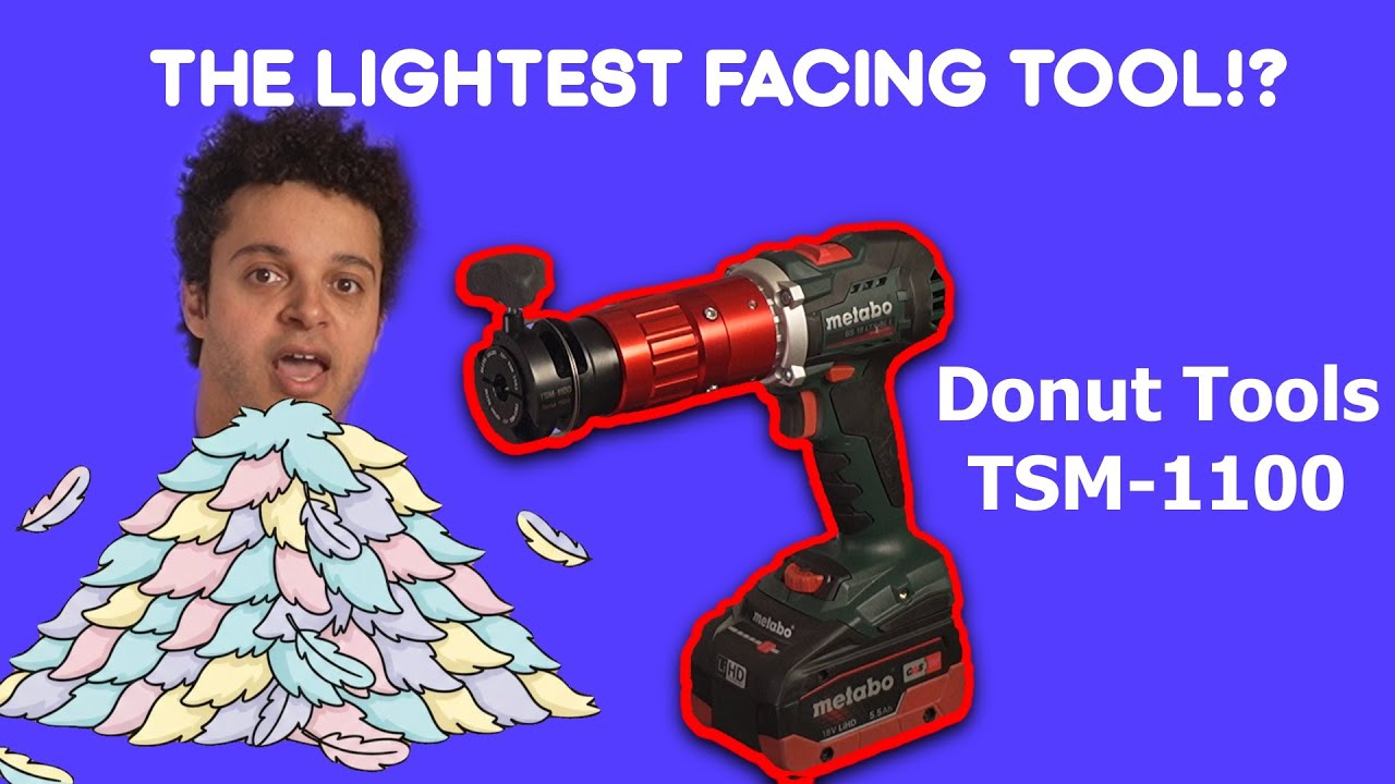 Donut Tools TSM-1100 Tube Facing Machine | The Lightest Facing Machine?