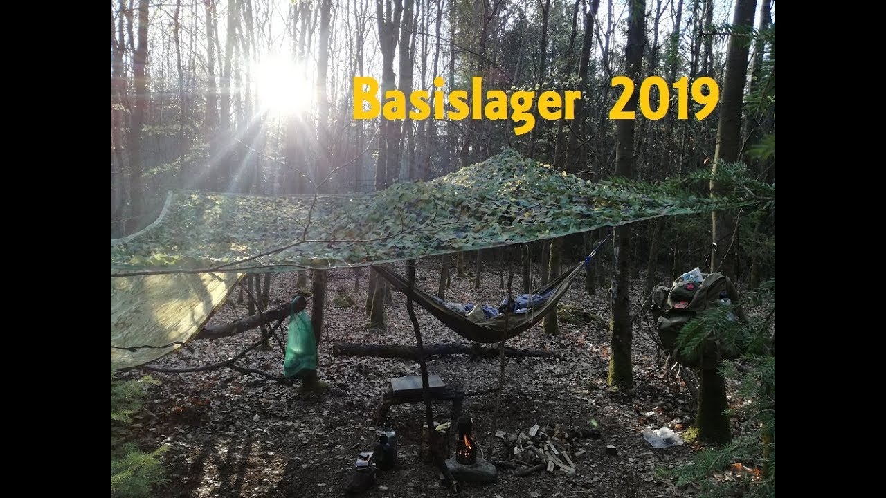 Basislager 2019 - Lagerleben pur - Sitz gebaut