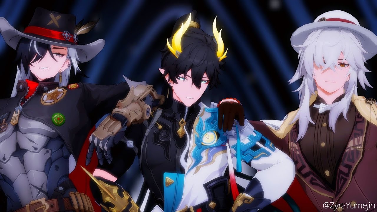 【Honkai: Star Rail MMD】 Jewel【Boothill/Jing Yuan/Dan Heng PT】