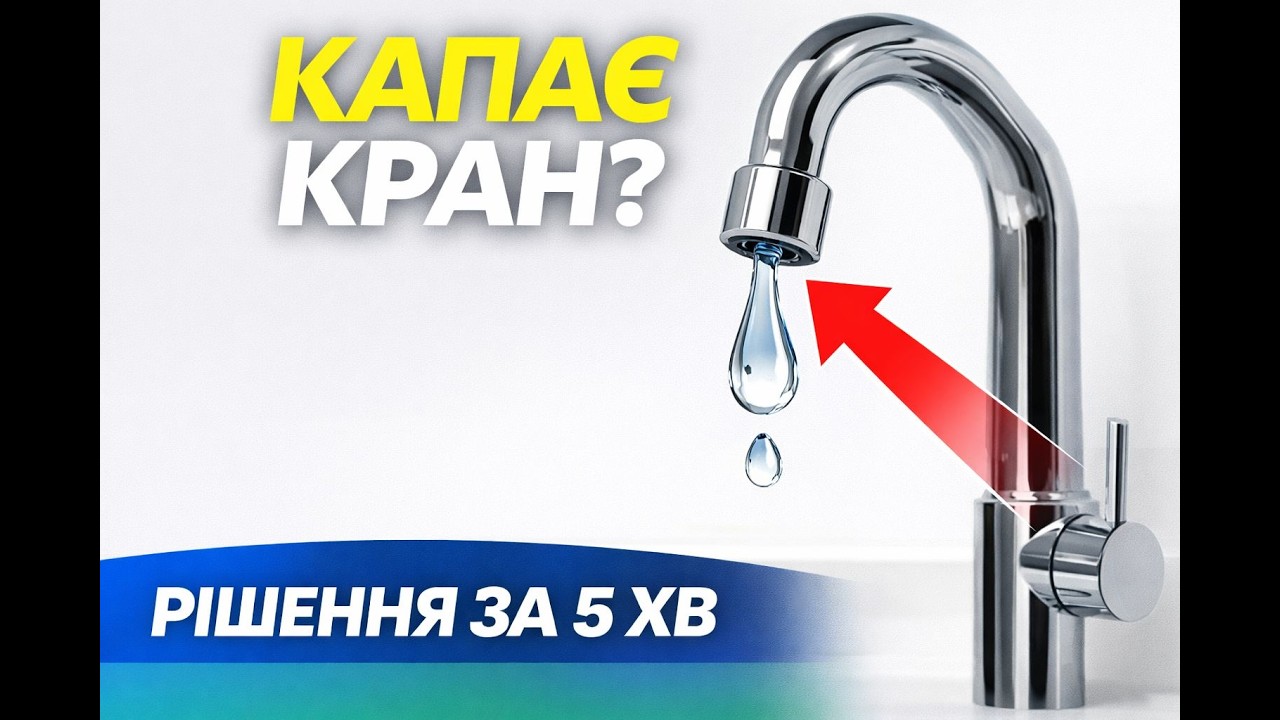 🔧 Протікає або капає змішувач? Рішення є! | Заміна картриджа