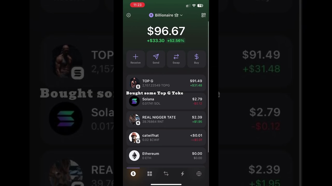 Day 1 of turning $100 into $100K by trading meme coins. #memecoin #memecoins #trading #crypto