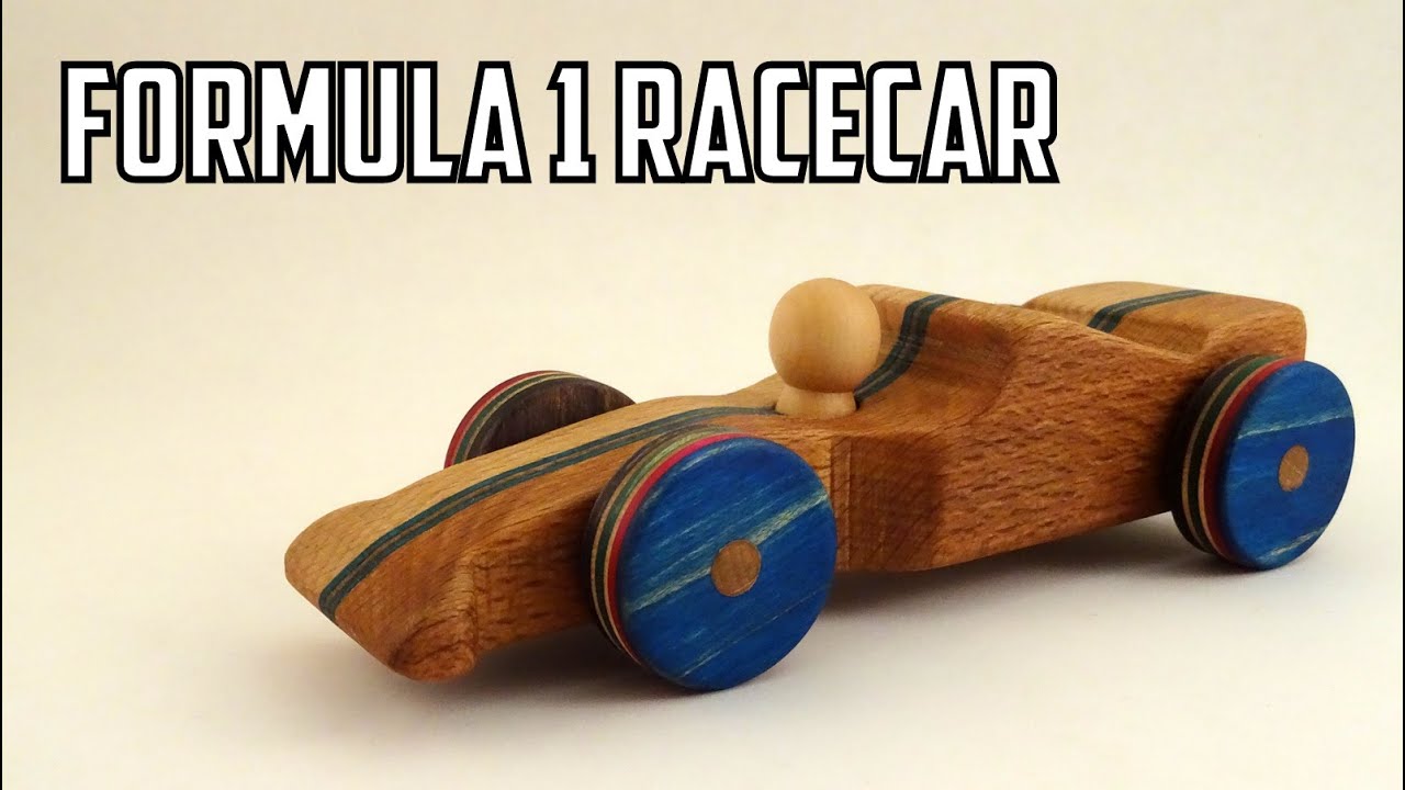 How To Make A Formula 1 Racecar Out of Wood - Toys For Charity