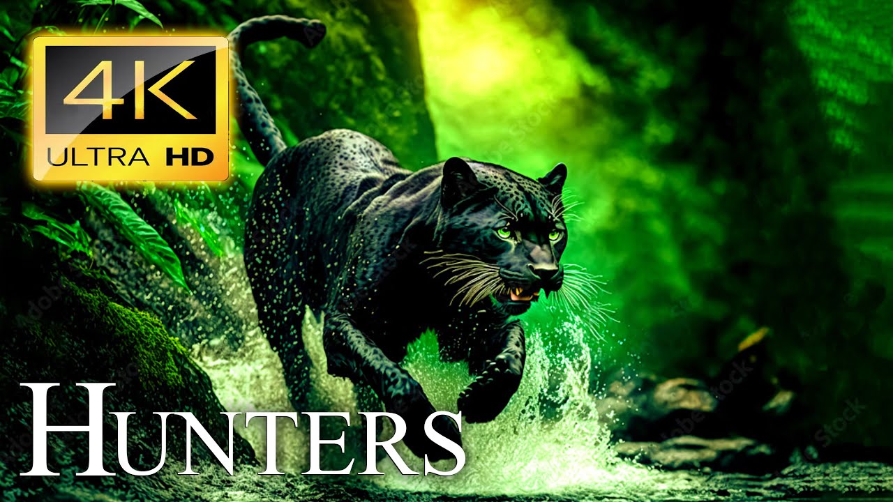 Mesmerizing HDR 4K Video of Hunter Animals: Wildlife in Ultra HD | Relaxing Music & Birds Sounds