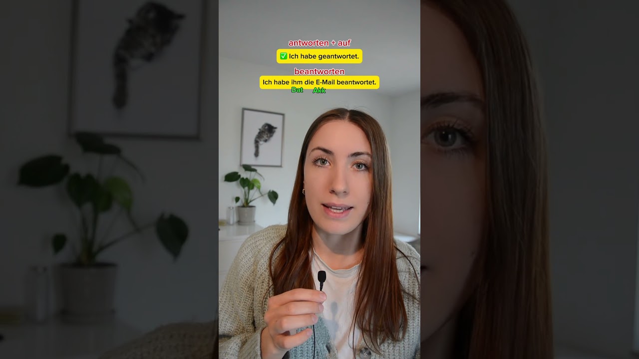 Разница между ANTWORTEN и BEANTWORTEN🇩🇪 #deutsch #deutschkurs #немецкий #німецькамова