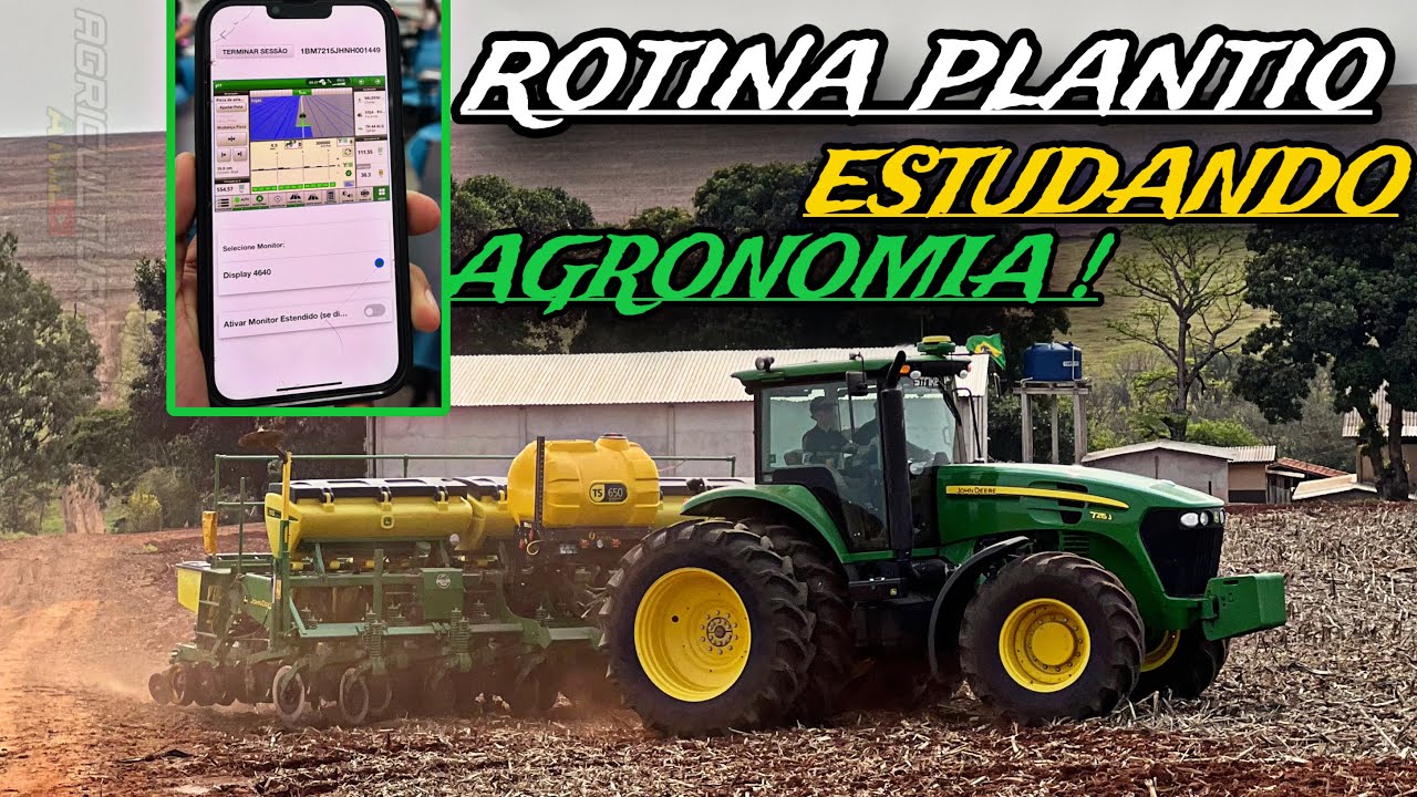 CURSANDO AGRONOMIA E PLANTANDO SOJA 24/25 🙏🏼🌱🤠!!! EP 347