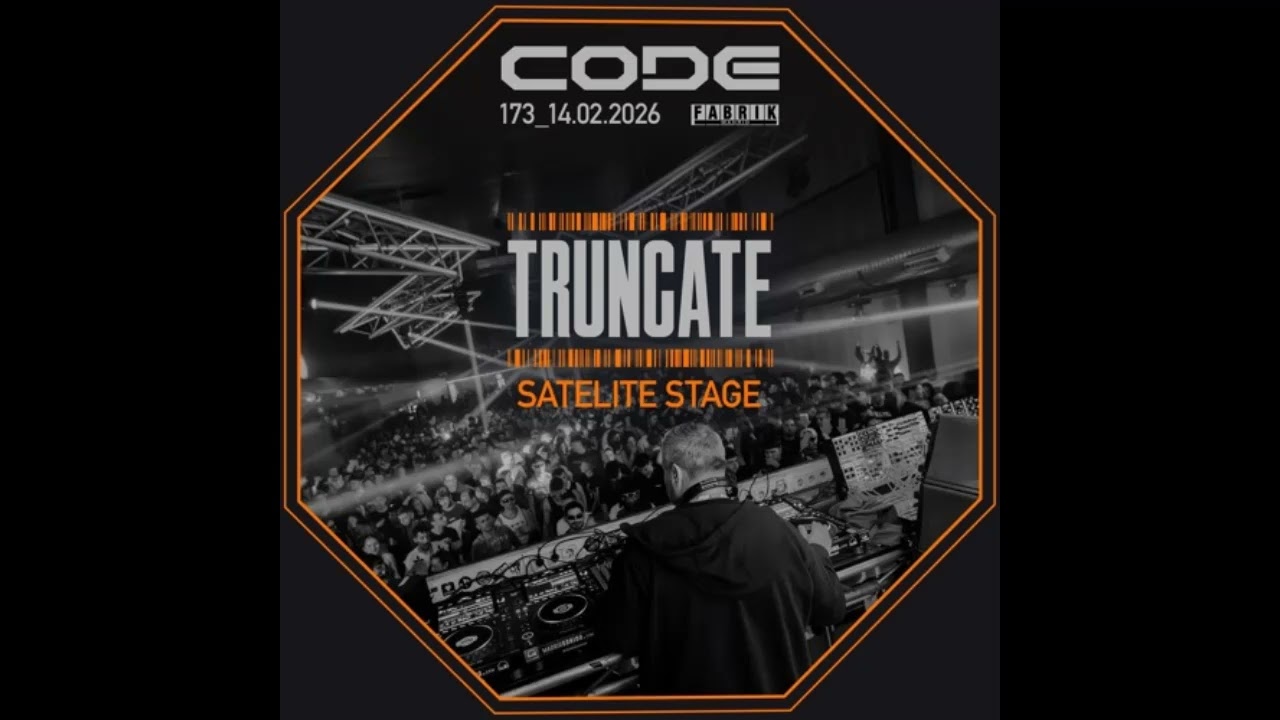 TRUNCATE AT FABRIK (MADRID). CODE 173. 14/02/2026. ONLYTEKNO COLLECTION 1409
