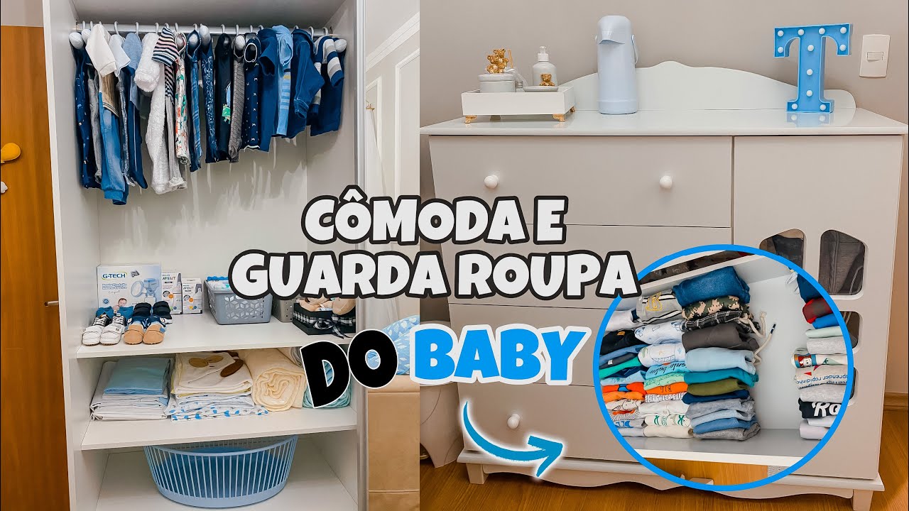 ARRUMANDO A CÔMODA DO BEBÊ