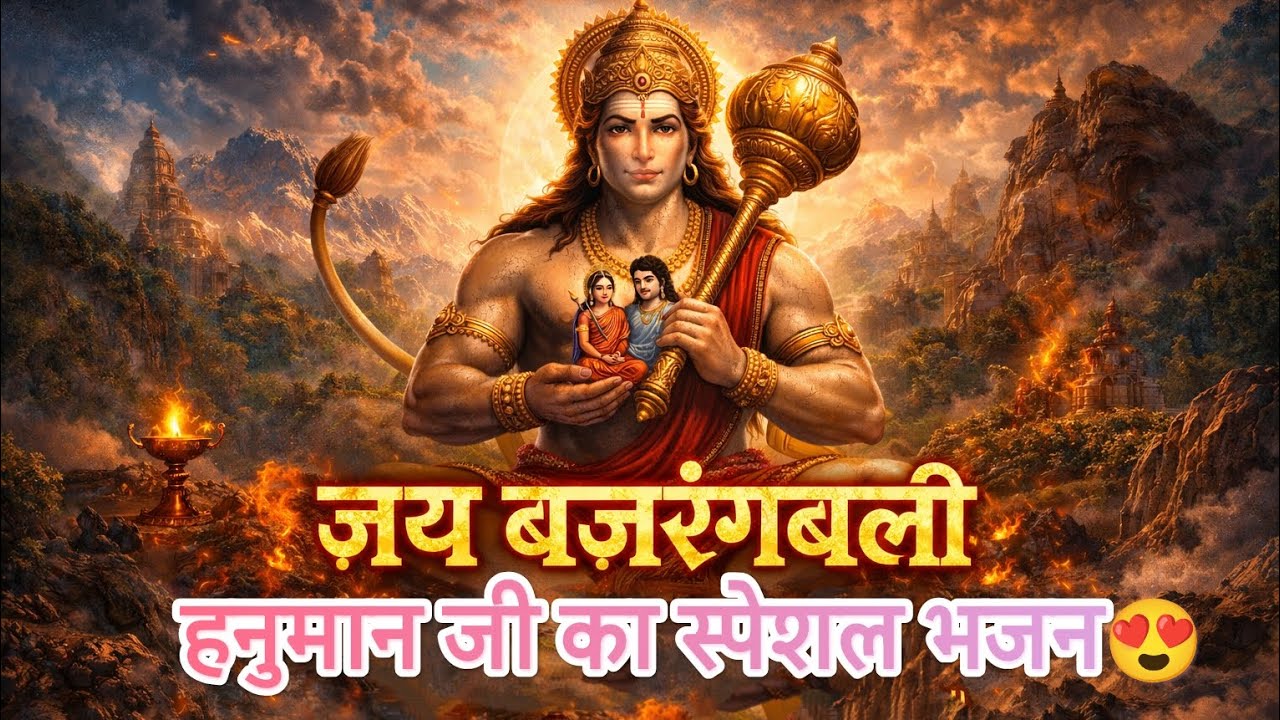 हनुमान जी का स्पेशल भजन😍।। shri hanuman ji ka bhajan😍 #hanuman #bajrangbali #pawanputra #bhakti 