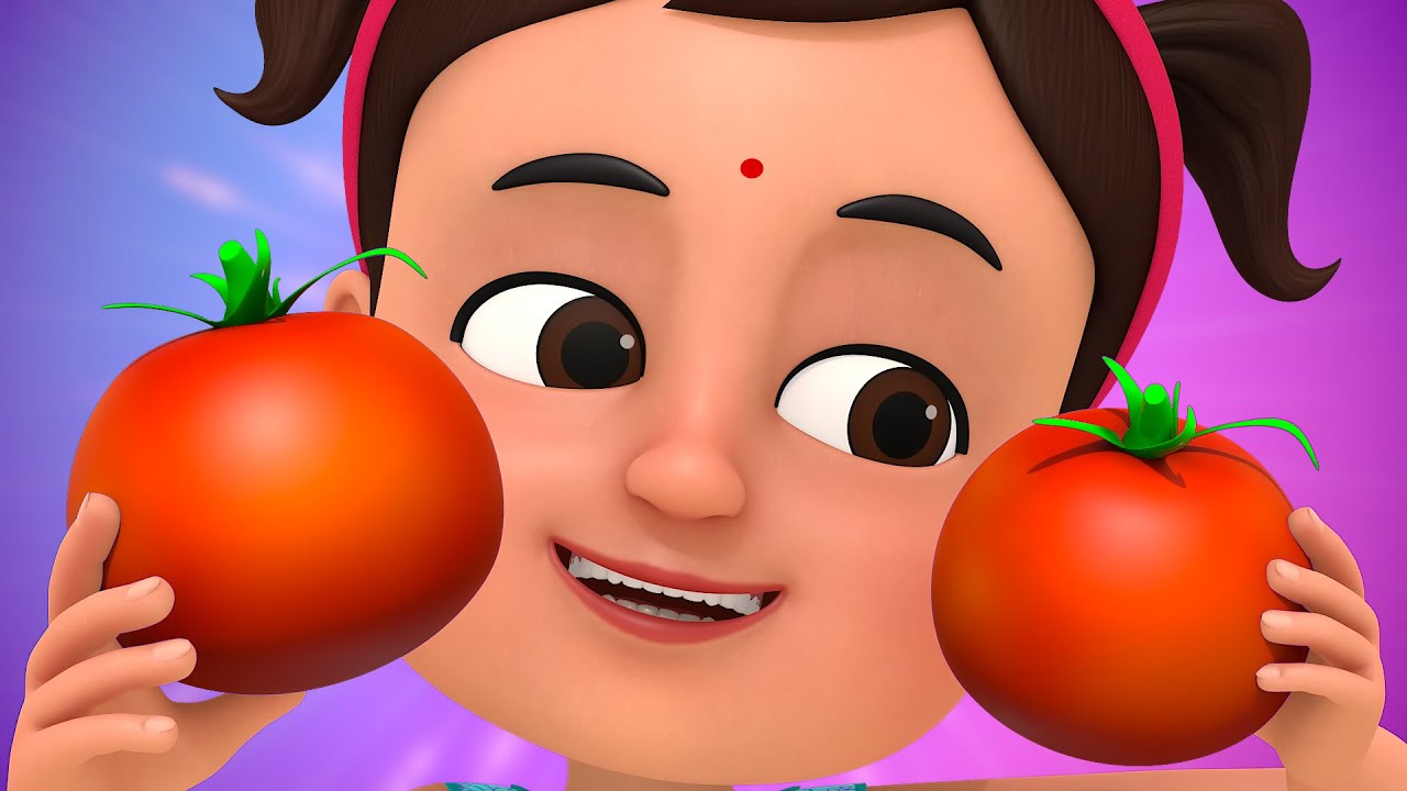 Lal Tamatar | लाल टमाटर  | lal tamatar bada mazedar-hindi rhymes | ding dong bell #dingdongbells