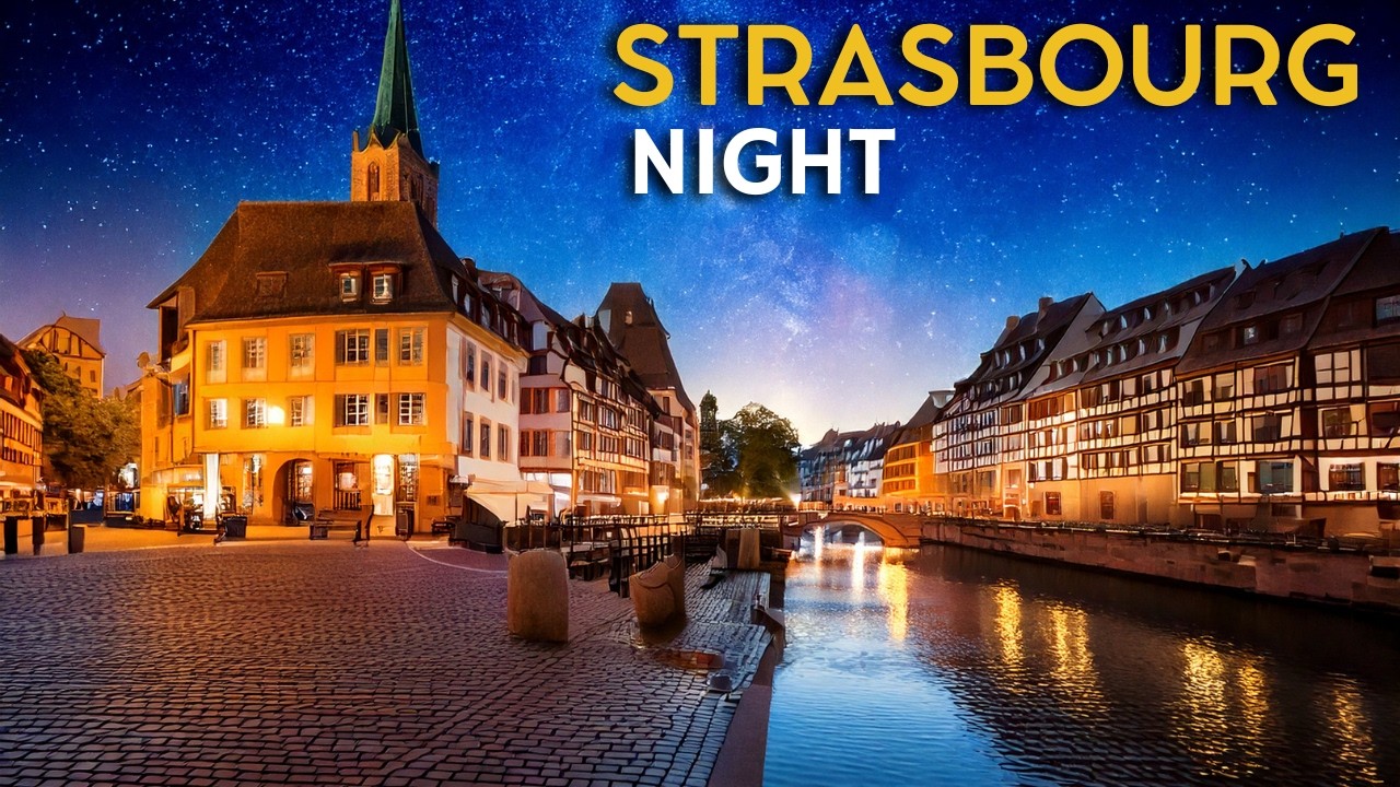 You Won’t Believe How Beautiful Strasbourg Looks at Night!  🇫🇷