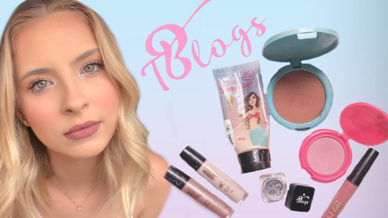MAQUIAGEM SIMPLES E BARATINHA COM PRODUTOS TBLOGS  (NIINA SECRETS, BRUNA TAVARES, PPF)