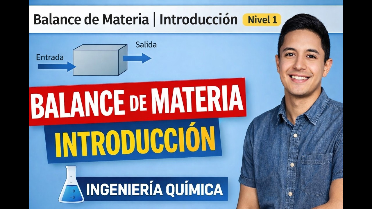 Balance de Materia | Introducción (Nivel 1)