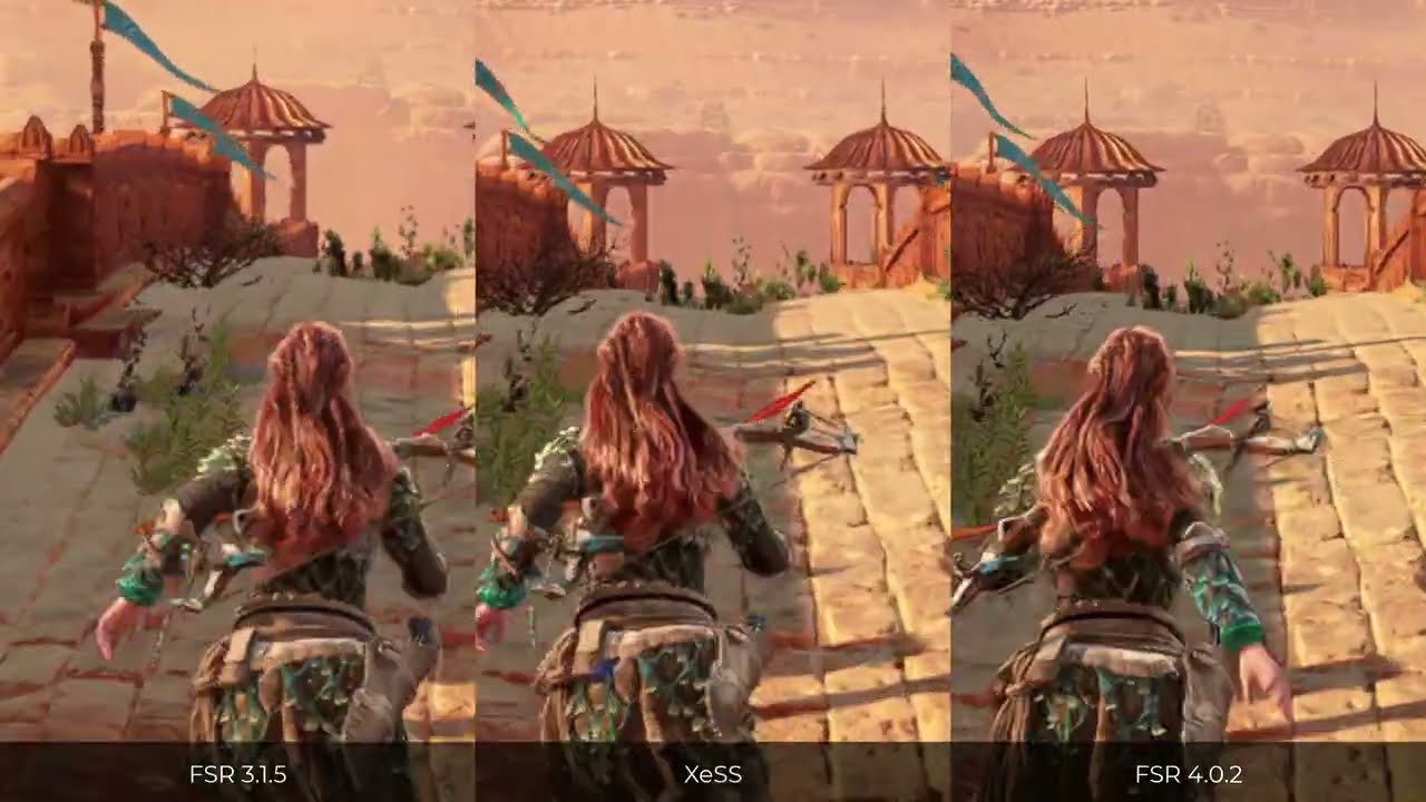 AMD Radeon RDNA2: FSR4 vs FSR3 vs XeSS - Horizon Zero Dawn Remastered