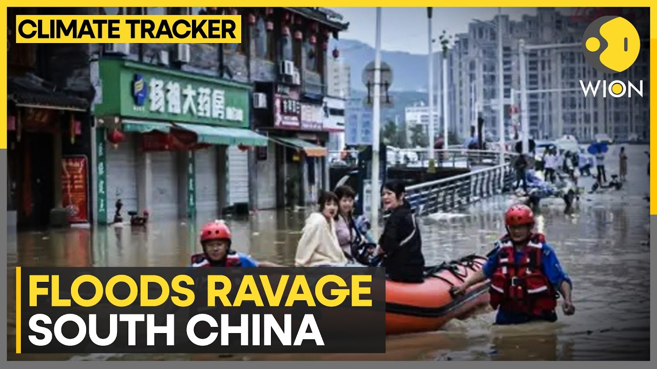 China Floods: Torrential Rains Trigger Floods And Mudslides Across Chongqing | WION Climate Tracker