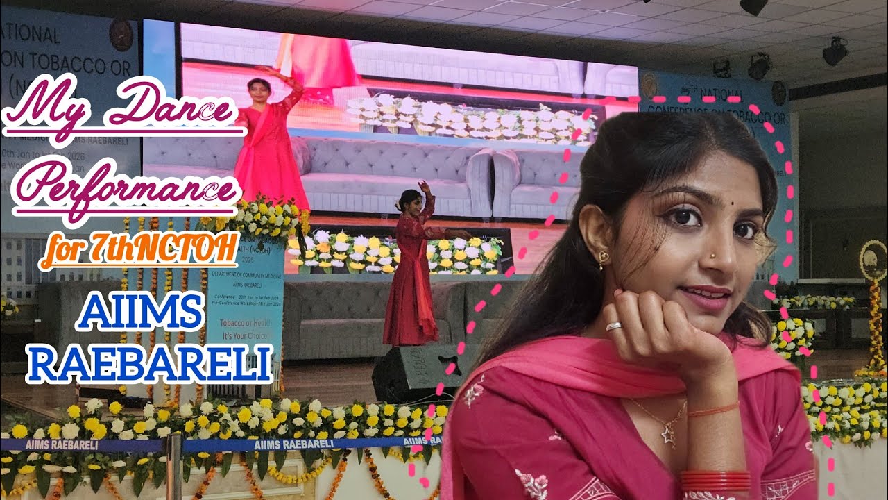 Mitwaa ||Mohe Rang Do Lal || My dance performance✨️ for 7thNCTOH || AIIMS Raebareli || Dance