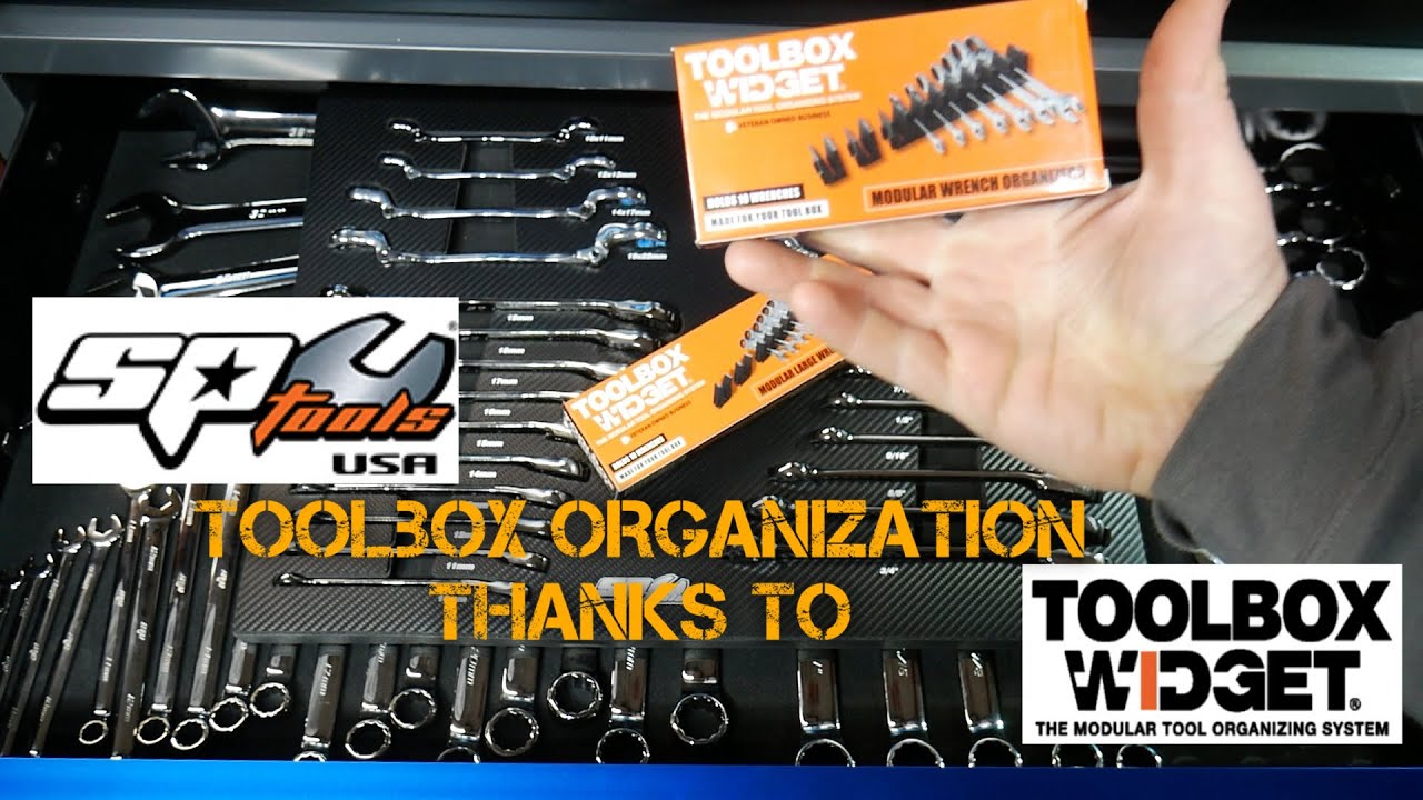 SP TOOLS WRENCH AND SCREWDRIVER ORGANIZATION WITH TOOLBOX WIDGETS!