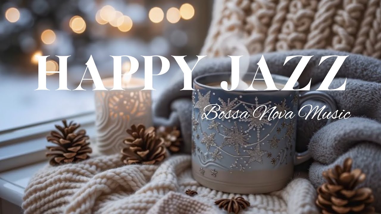 Happy January Jazz ☕ Feeling Relaxing Jazz Cafe Music & Bossa Nova Piano For Work, Study, Relax 