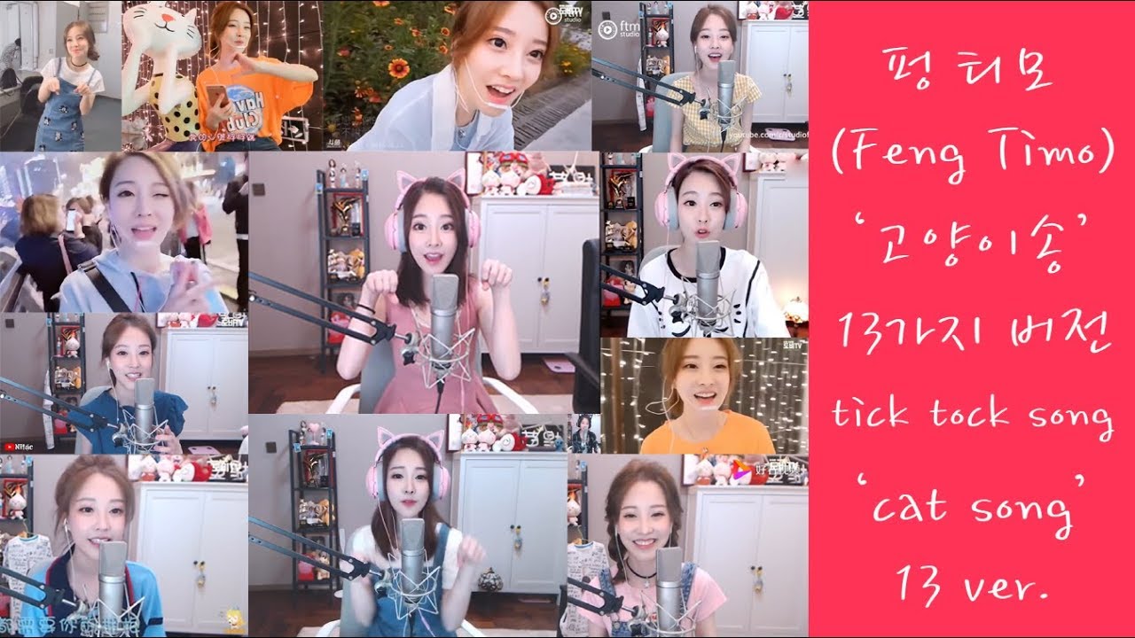 펑티모 고양이송 13개 모음 (Peng timo - Tick tock cat song 13 ver.) / learn to meow 1시간