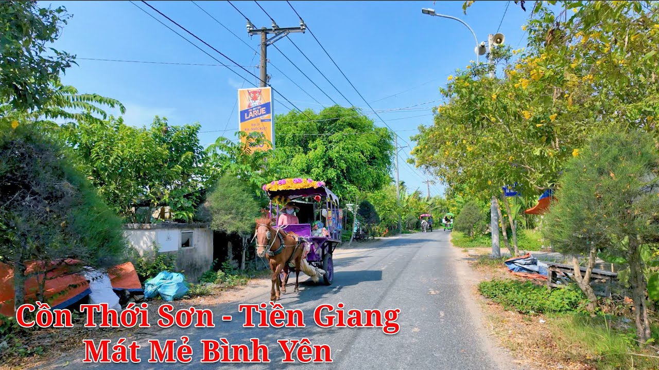 Khám phá Cồn Thới Sơn - Tiền Giang những con đường mát mẻ sông nước bình yên