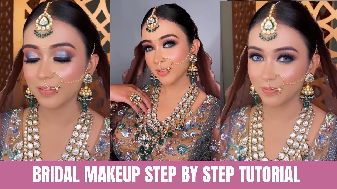 Bridal makeup tutorial | Step by Step Demostration by Himanshu Gupta
