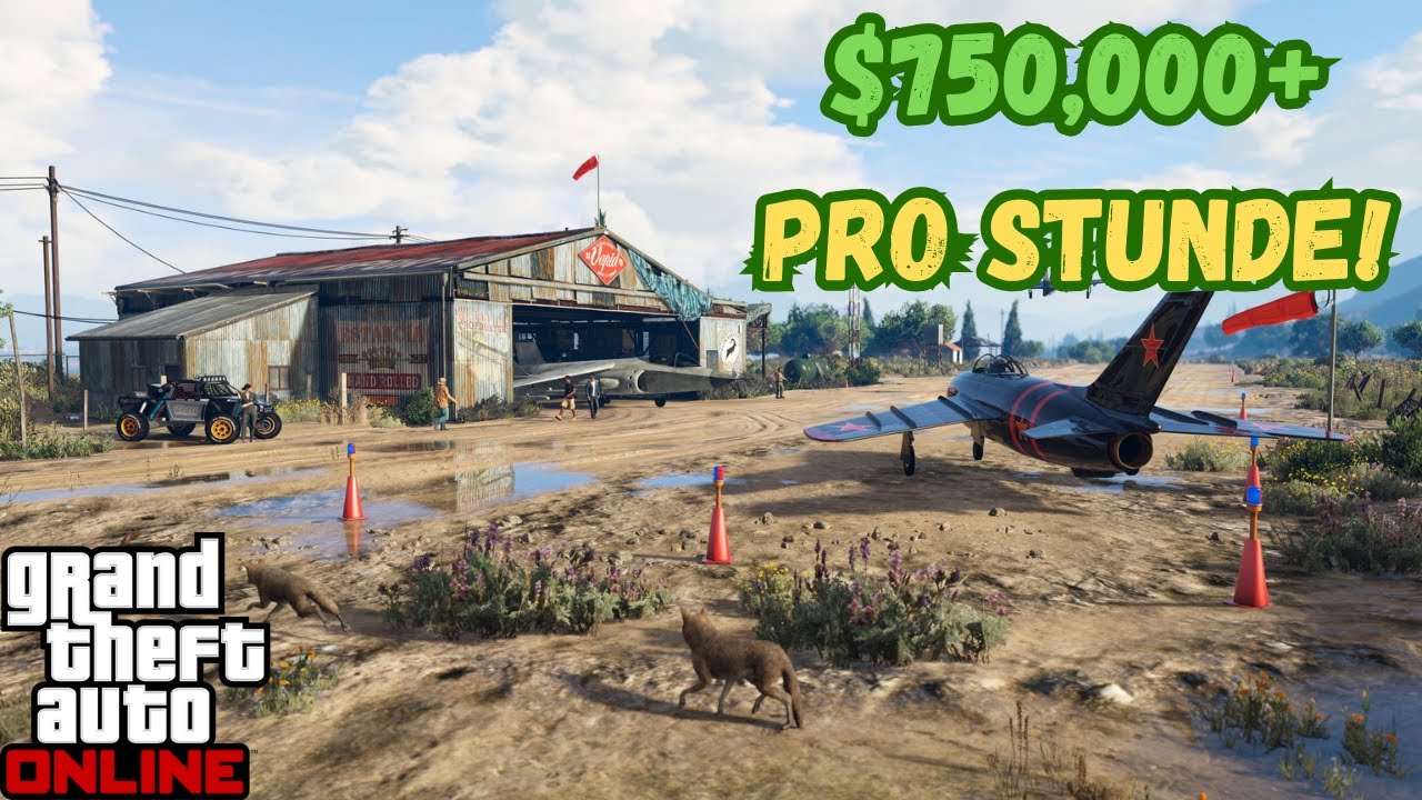 GTA ONLINE TITAN JOB HEIST + McKenzie Hangar SOLO MONEY GUIDE - Schritt für Schritt Anleitung!