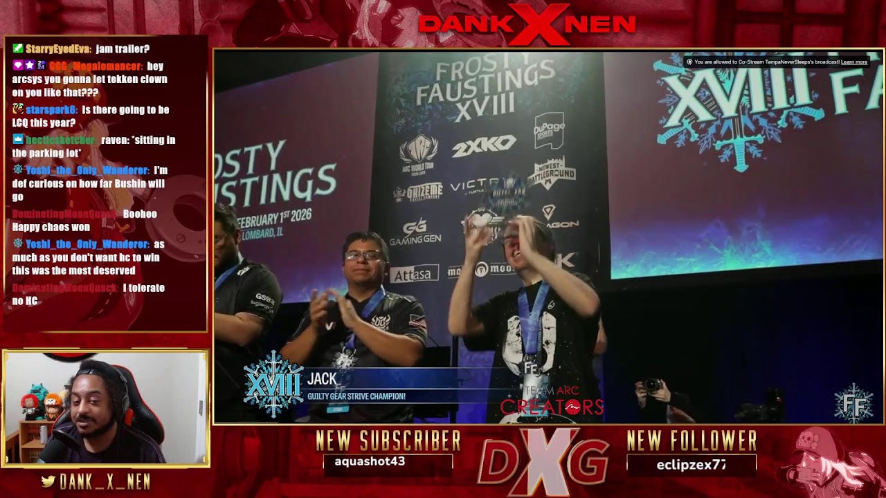 DANK'S FROSTY FAUSTINGS WATCH PARTY DAY 3 STRIVE TOP 48 - 8