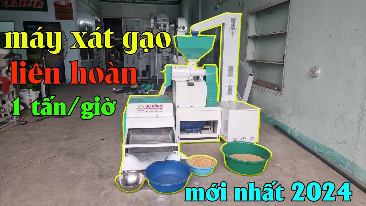 BÁO GIÁ máy xay xát gạo liên hoàn TS1000G | Vận hành thực tế