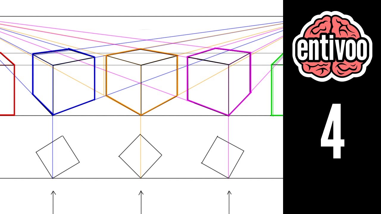 Gira un cubo en perspectiva