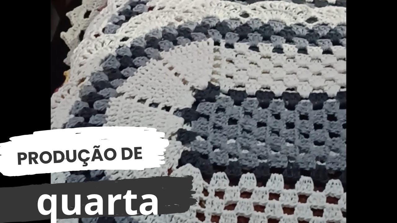 Produção de tapetes Janine #vlogdecroche #crocheteirasdobrasil 