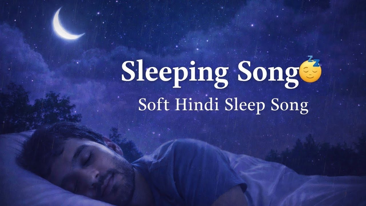 Sleeping Song 😴 | Soft Hindi Sleep Song | Relaxing Night Music | Neend Ke Liye