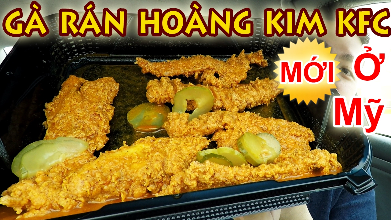 Ăn Gà Rán HOÀNG KIM KFC ở Mỹ Mukbang - Cuộc Sống Mỹ 62