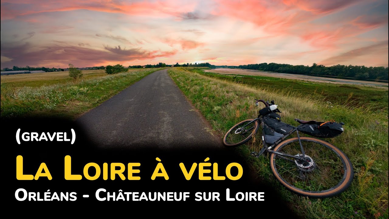 Les bords de Loire à vélo entre Orléans et Châteauneuf sur Loire